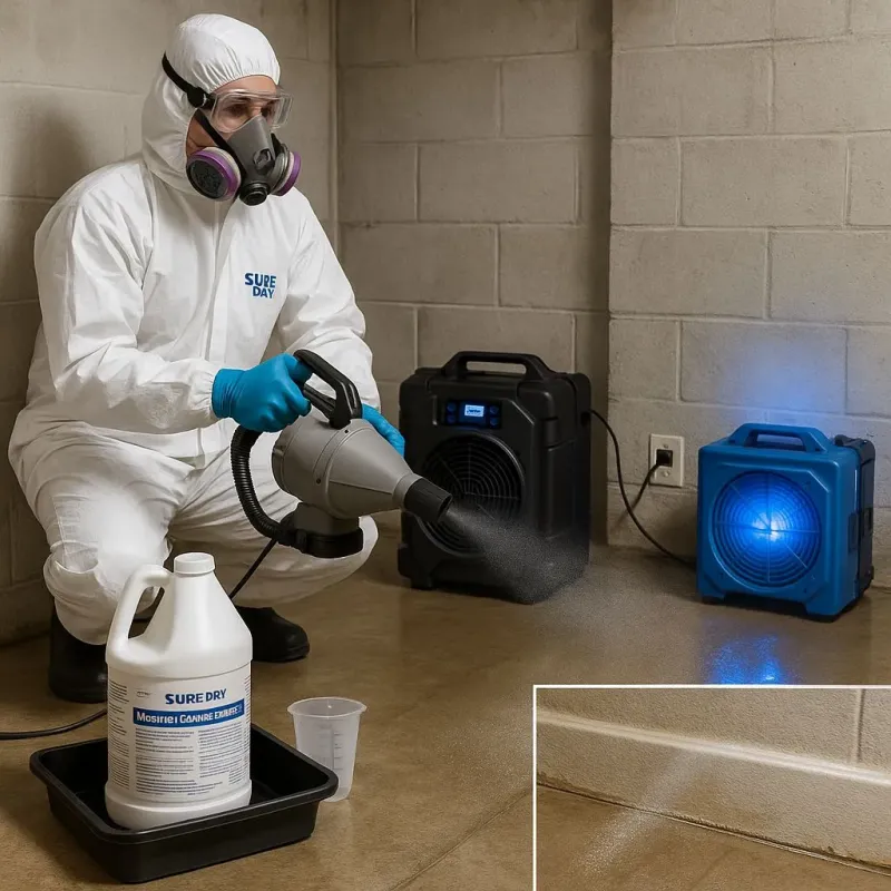 Sanitization and Odor Removal process in Tybee Island, GA